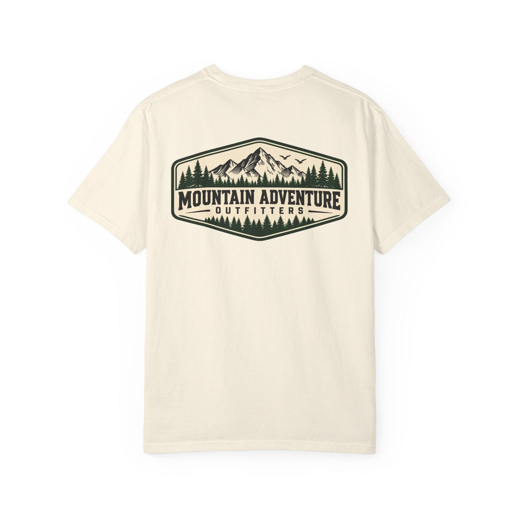 Mountain Adventure Outfitters Graphic T-Shirt — Vintage Mountain Logo Tee