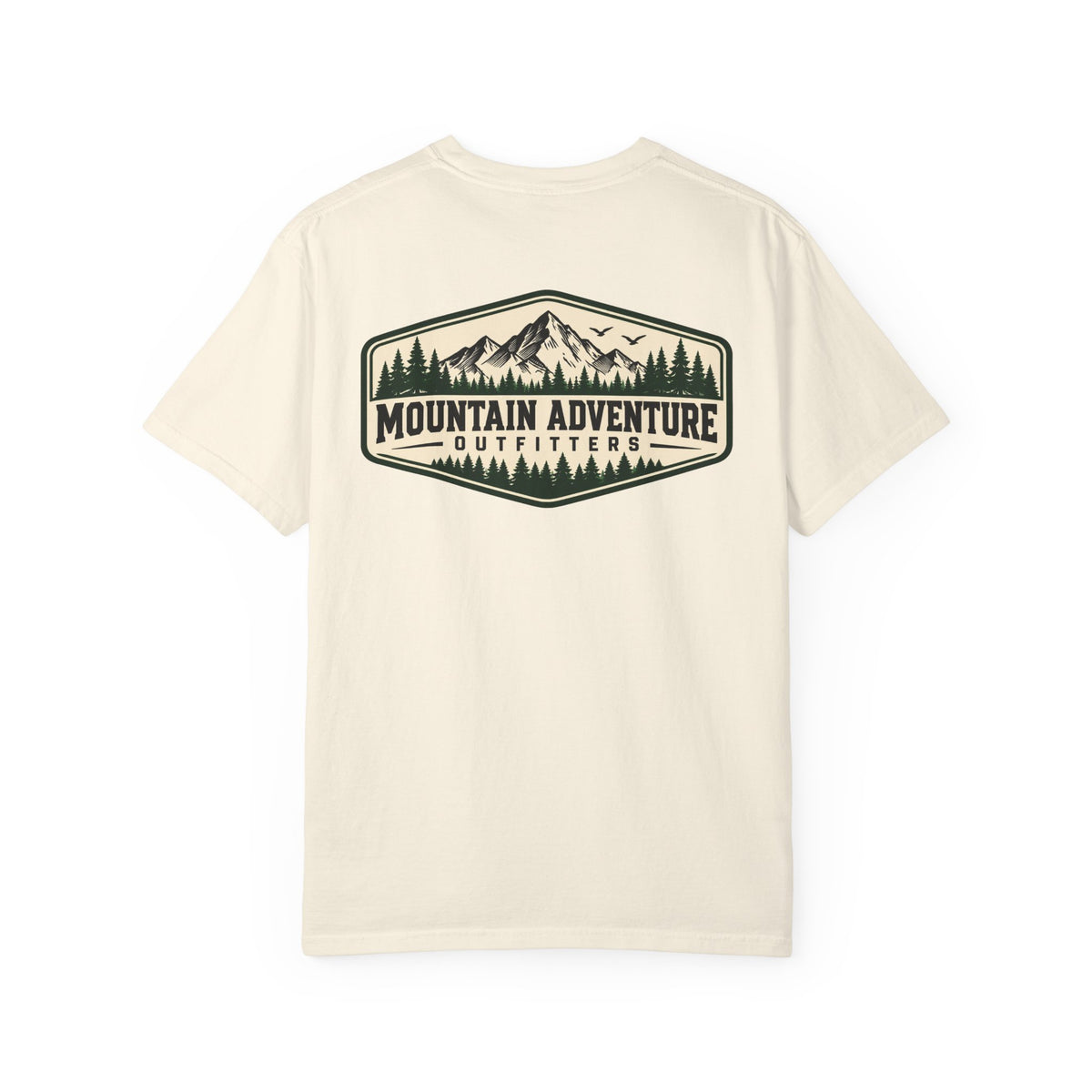 Mountain Adventure Outfitters Graphic T-Shirt — Vintage Mountain Logo Tee