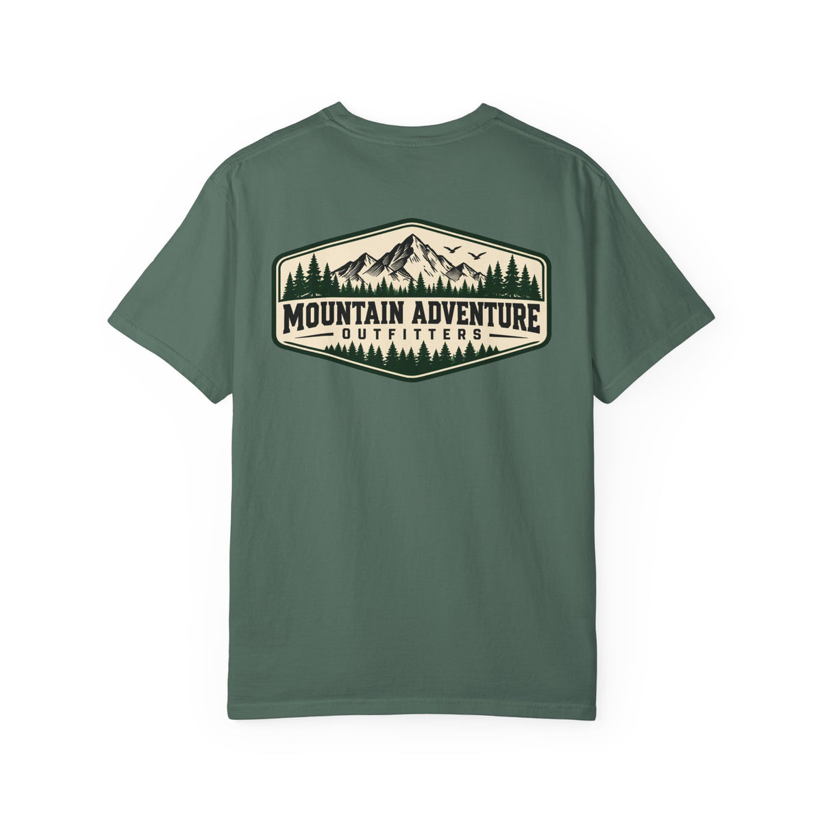 Mountain Adventure Outfitters Graphic T-Shirt — Vintage Mountain Logo Tee