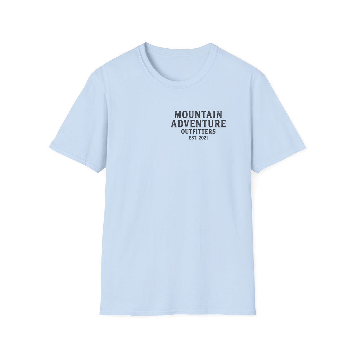 Mountain Adventure Outfitters T-Shirt — Est. 2021 Minimal Outdoor Tee