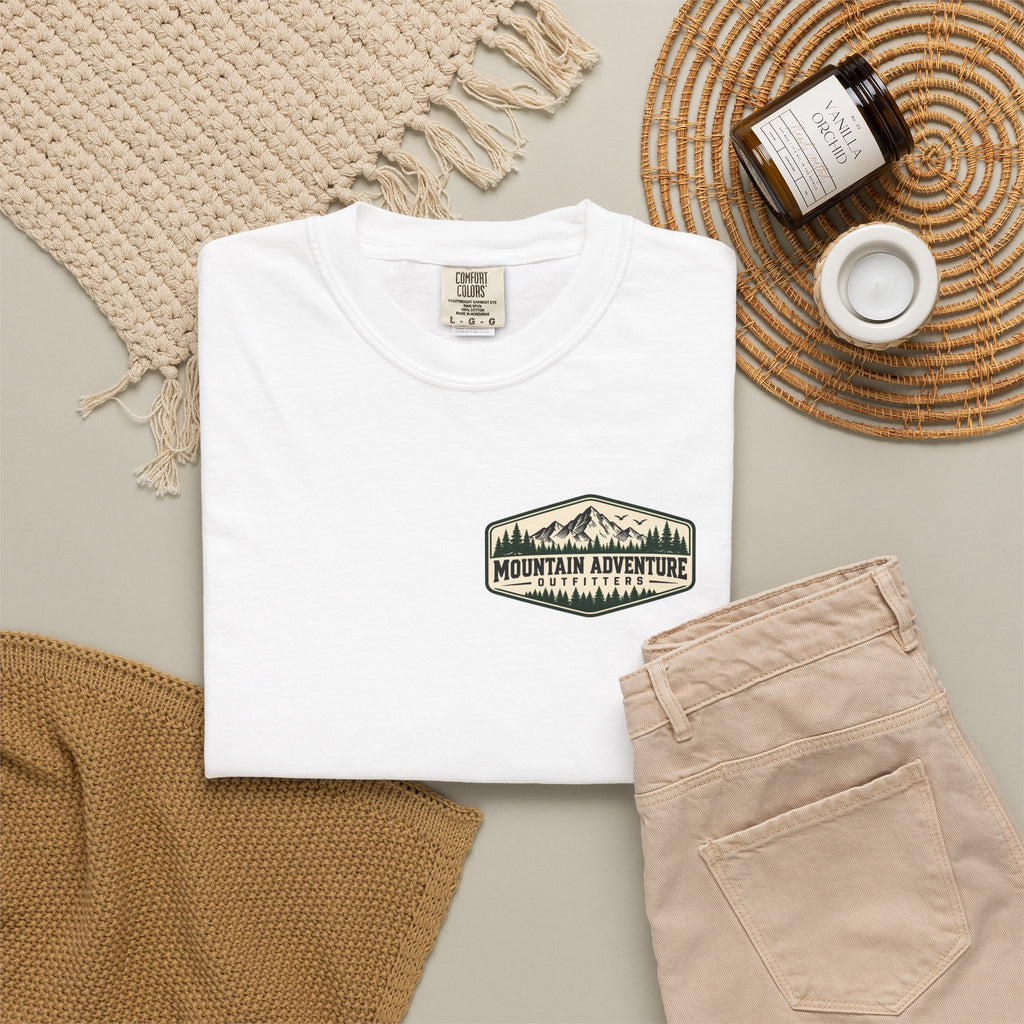Mountain Adventure Outfitters Graphic T-Shirt — Vintage Mountain Logo Tee
