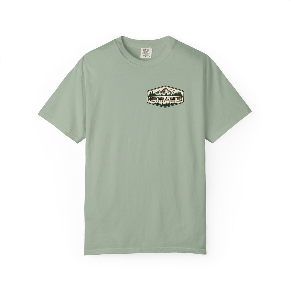 Mountain Adventure Outfitters Graphic T-Shirt — Vintage Mountain Logo Tee