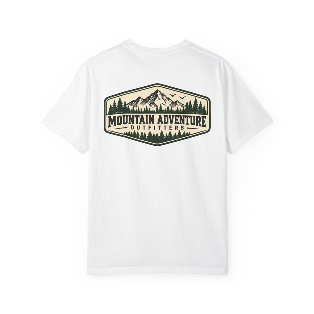 Mountain Adventure Outfitters Graphic T-Shirt — Vintage Mountain Logo Tee