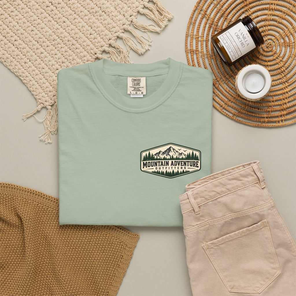 Mountain Adventure Outfitters Graphic T-Shirt — Vintage Mountain Logo Tee