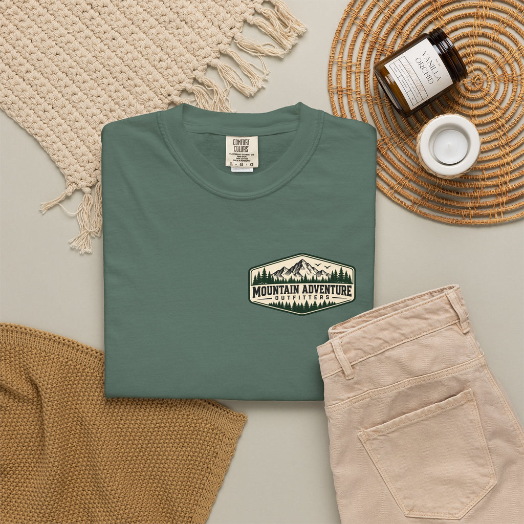 Mountain Adventure Outfitters Graphic T-Shirt — Vintage Mountain Logo Tee